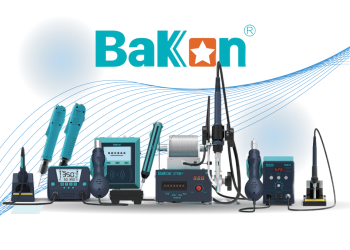 Поступление в продажу новых паяльных станций BAKON: профессиональные решения для пайки